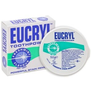 Bột đánh trắng răng Eucryl Toothpowder giúp răng sáng bóng, chắc khỏe hộp 50g - 07/2024 | nhathuocchangpharma.com