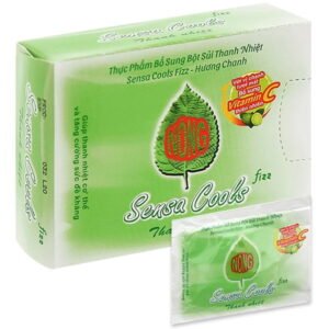 Bột sủi Sensa Cools hỗ trợ thanh nhiệt, bổ sung vitamin C hộp 6 gói x 7g - 07/2024 | nhathuocchangpharma.com