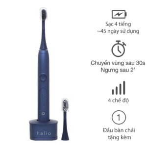 Bàn chải điện Halio Sonic Whitening - Midnight Blue - 07/2024 | nhathuocchangpharma.com