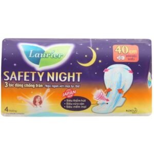 Băng vệ sinh ban đêm Laurier Safety Night 40cm gói 4 miếng - 07/2024 | nhathuocchangpharma.com