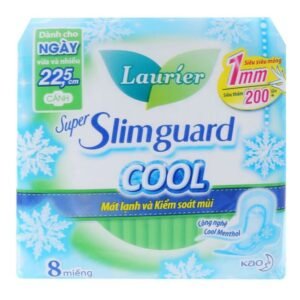 Băng vệ sinh Laurier Super Slimguard Cool siêu siêu mỏng có cánh gói 8 miếng - 07/2024 | nhathuocchangpharma.com