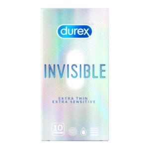 Bao cao su Durex Invisible Extra Thin siêu mỏng, ôm khít 52mm hộp 10 cái - 07/2024 | nhathuocchangpharma.com
