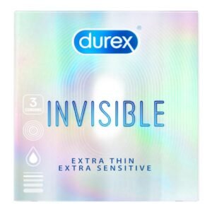 Bao cao su Durex Invisible siêu mỏng, ôm khít 52mm hộp 3 cái - 07/2024 | nhathuocchangpharma.com