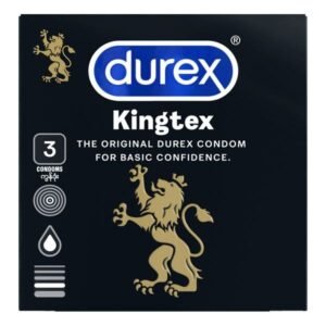 Bao cao su Durex Kingtex ôm sát, vừa vặn 49mm hộp 3 cái - 07/2024 | nhathuocchangpharma.com