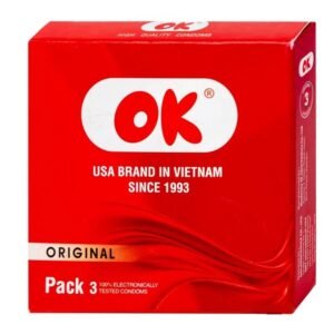 Bao cao su OK Original 49mm hộp 3 cái - 07/2024 | nhathuocchangpharma.com