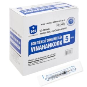 Bơm kim tiêm Vinahankook (5ml/cc) hộp 100 cái - 07/2024 | nhathuocchangpharma.com