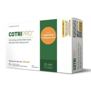 Cotripro tăng sức bền thành mạch, giảm triệu chứng trĩ hộp 20 viên - 07/2024 |nhathuocchangpharma.com