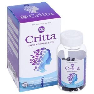Critta Trinh Nữ Hoàng Cung hỗ trợ u xơ tử cung chai 60 viên - 07/2024 |nhathuocchangpharma.com