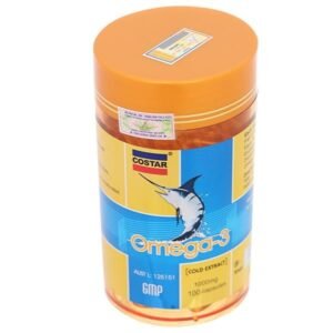 Dầu cá Costar Omega-3 giảm mỡ máu, tốt cho tim mạch lọ 100 viên - 07/2024 | nhathuocchangpharma.com