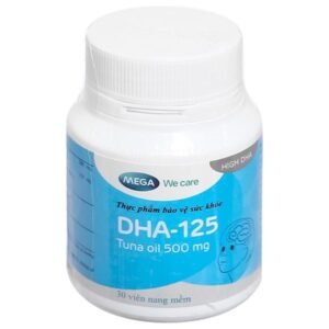Dầu cá MEGA We care DHA-125 giúp phát triển não bộ và thị giác chai 30 viên - 07/2024 | nhathuocchangpharma.com