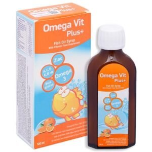 Dầu cá Siro Omega Vit Plus+ tăng cường đề kháng, tốt cho não bộ và mắt chai 100ml - 07/2024 | nhathuocchangpharma.com
