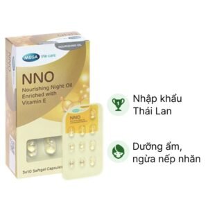 Dầu dưỡng da ban đêm NNO Nourishing giữ ẩm, ngừa nếp nhăn hộp 30 viên - 07/2024 | nhathuocchangpharma.com