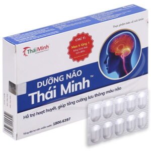 Dưỡng Não Thái Minh hỗ trợ hoạt huyết, giúp lưu thông máu não hộp 20 viên - 07/2024 | nhathuocchangpharma.com
