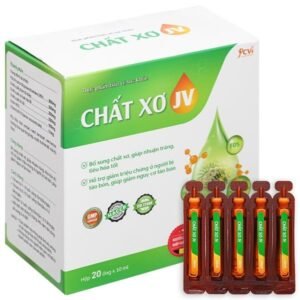 Dung dịch chất xơ JV bổ sung chất xơ, hỗ trợ giảm táo bón hộp 20 ống x 10ml - 07/2024 |nhathuocchangpharma.com