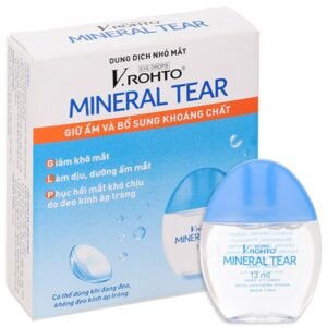 Dung dịch nhỏ mắt V.Rohto Mineral Tear giữ ẩm và bổ sung khoáng chất chai 13ml - 07/2024 | nhathuocchangpharma.com