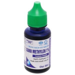 Dung dịch sát khuẩn Xanh Methylen 1% chai 20ml - 07/2024 | nhathuocchangpharma.com