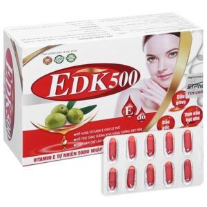 EDK500 hạn chế lão hóa, làm đẹp da hộp 30 viên - 07/2024 | nhathuocchangpharma.com