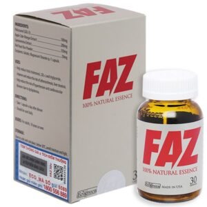 Faz điều hòa mỡ máu, hỗ trợ tim mạch chai 30 viên - 08/2024 |nhathuocankhang.com