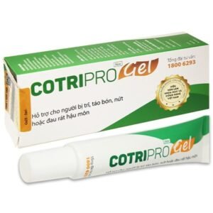 Gel bôi CotriPro làm dịu da, hỗ trợ giảm triệu chứng trĩ tuýp 25g - 07/2024 |nhathuocchangpharma.com