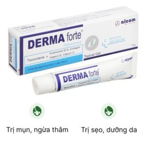 Gel Derma Forte ngừa mụn trứng cá, ngừa thâm, mờ sẹo, dưỡng da tuýp 15g - 07/2024 | nhathuocchangpharma.com
