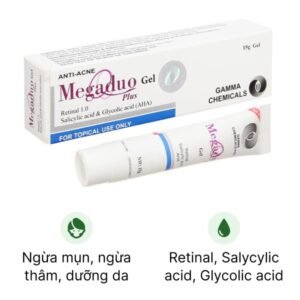Gel Megaduo Plus ngừa mụn trứng cá, ngừa thâm tuýp 15g - 07/2024 | nhathuocchangpharma.com