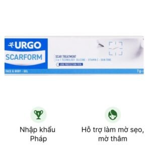 Gel Urgo Scarform hỗ trợ làm mờ sẹo, mờ thâm tuýp 7g - 07/2024 | nhathuocchangpharma.com