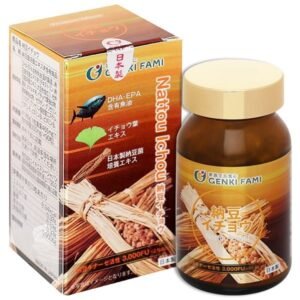 Genki Fami Nattou Ichou giúp giảm mỡ máu, phòng ngừa đột quỵ hộp 90 viên - 07/2024 | nhathuocchangpharma.com
