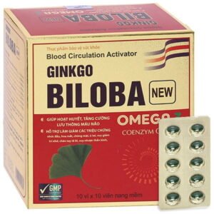 Ginkgo Biloba New tăng cường lưu thông máu não hộp 100 viên - 07/2024 | nhathuocchangpharma.com