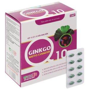 Ginkgo Natto Coenzym Q10 hỗ trợ tăng cường tuần hoàn máu não hộp 100 viên - 07/2024 | nhathuocchangpharma.com