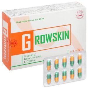 Growskin hạn chế lão hóa, làm đẹp da hộp 30 viên giảm giá 10% - 07/2024 | nhathuocchangpharma.com
