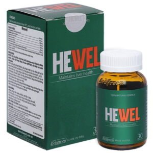 Hewel hỗ trợ giải độc gan, hạ men gan chai 30 viên - 07/2024 | nhathuocchangpharma.com