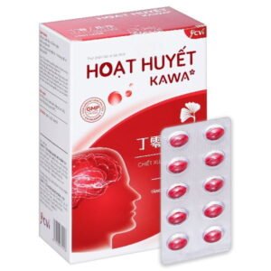 Hoạt huyết Kawa giúp tăng cường lưu thông máu não hộp 40 viên - 07/2024 | nhathuocchangpharma.com