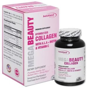 Hotchland Mega Beauty Collagen làm đẹp da, tóc, móng hộp 90 viên - 07/2024 | nhathuocchangpharma.com