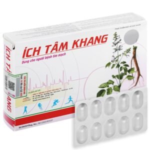 Ích Tâm Khang hỗ trợ tim mạch hộp 30 viên - 08/2024 |nhathuocankhang.com