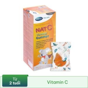 Kẹo dẻo Nat C Yummy Gummyz hỗ trợ tăng đề kháng hộp 25 túi - 07/2024 | nhathuocchangpharma.com