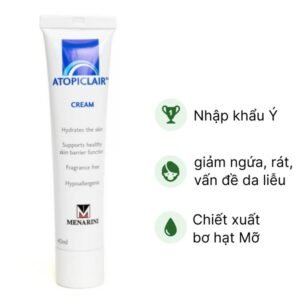 Kem Atopiclair trị viêm da, giảm khô ráp da tuýp 40ml - 07/2024 | nhathuocchangpharma.com