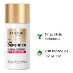 Kem chống nắng L'Oréal UV Defender Invisible Fluid SPF 50+/PA++++ chai 50ml - 07/2024 | nhathuocchangpharma.com