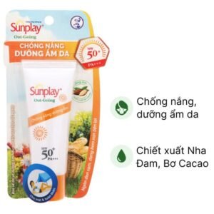 Kem chống nắng Sunplay Out Going SPF 50+/PA+++ dưỡng ẩm da chai 30g - 07/2024 | nhathuocchangpharma.com