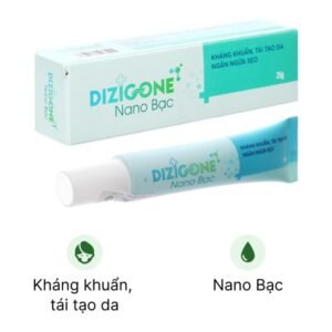 Kem Dizigone Nano Bạc kháng khuẩn, ngừa sẹo tuýp 25g - 07/2024 | nhathuocchangpharma.com
