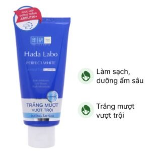 Kem rửa mặt Hada Labo Perfect White dưỡng trắng tuýp 80g - 07/2024 | nhathuocchangpharma.com