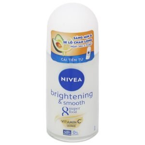 Lăn khử mùi Nivea Brightening & Smooth Vitamin C se khít lỗ chân lông chai 50ml - 07/2024 | nhathuocchangpharma.com