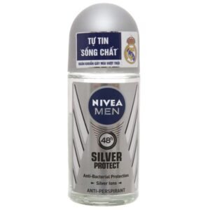 Lăn khử mùi Nivea Men Silver Protect ngăn vi khuẩn gây mùi chai 50ml - 07/2024 | nhathuocchangpharma.com