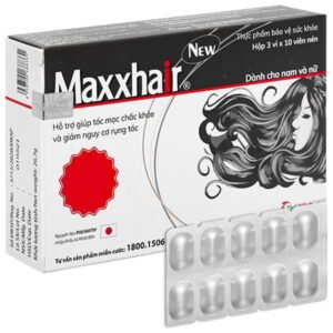 Maxxhair New giảm rụng, kích thích mọc tóc hộp 30 viên - 07/2024 | nhathuocchangpharma.com