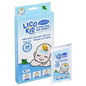 Miếng dán hạ sốt Licokid hương bạc hà (3 gói x 2 miếng) - 07/2024 | nhathuocchangpharma.com