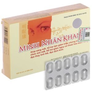 Minh Nhãn Khang giúp sáng mắt, giảm khô mắt, chống đục thủy tinh thể - 08/2024 |nhathuocankhang.com