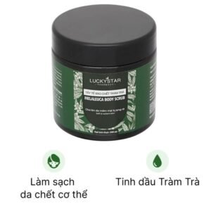 Muối tắm Lucky Star làm sạch bã nhờn, tẩy tế bào chết hũ 200ml - 07/2024 | nhathuocchangpharma.com