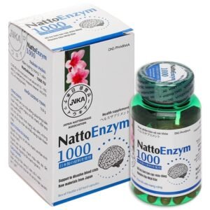 NattoEnzym 1000 hỗ trợ làm tan cục máu đông, giảm nguy cơ đột quỵ lọ 60 viên - 07/2024 | nhathuocchangpharma.com