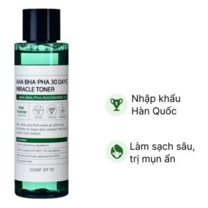 Nước hoa hồng Some By Mi AHA-BHA-PHA 30 Days Miracle Toner ngăn ngừa mụn chai 150ml - 07/2024 | nhathuocchangpharma.com