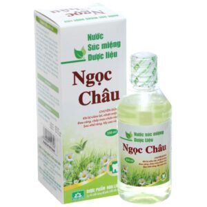 Nước súc miệng dược liệu Ngọc Châu làm sạch, khử mùi hôi chai 350ml - 07/2024 | nhathuocchangpharma.com