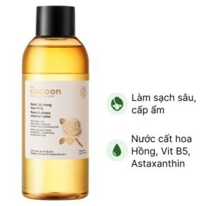 Nước tẩy trang Cocoon hoa hồng làm sạch sâu và cấp ẩm cho da chai 310ml - 07/2024 | nhathuocchangpharma.com